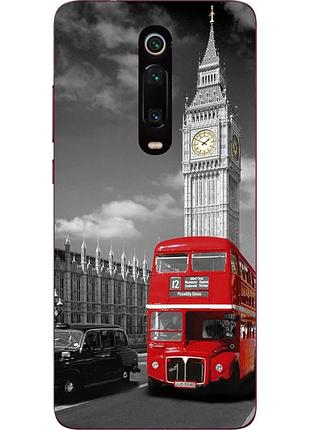 Бампер силиконовый чехол для xiaomi mi 9t / k20 / mi 9t pro / k20 pro с картинкой лондон