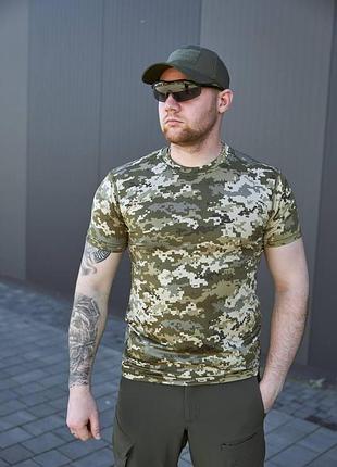 Футболка літня джерсі military, піксель зсу