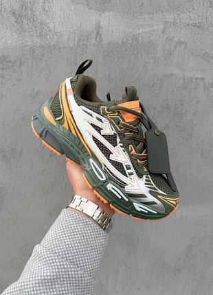 Кроссовки off-white be right black khaki yellow зеленый оранжевый дорогой размер
