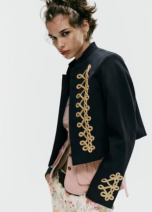 Жакет жіночий синій zara new