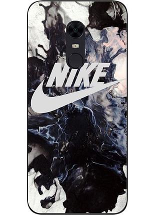 Силіконовий чохол для xiaomi redmi 5 plus з картинкою nike