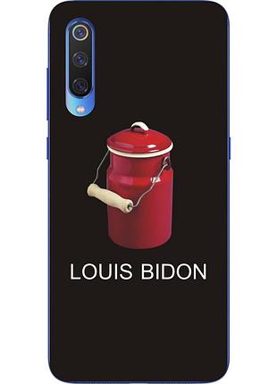 Антибрендовый силіконовий чохол для xiaomi mi 9 se з картинкою louis bidon