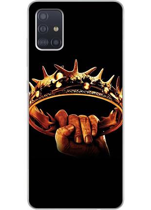 Силіконовий чохол з малюнком для samsung a51 2020 galaxy a515 корона