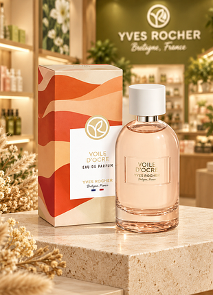 Парфумована вода voile d'ocre золота вуаль, yves rocher, ів роше, 30 мл