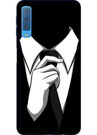 Чохол бампер для samsung a750f galaxy a7 2018 з принтом костюм