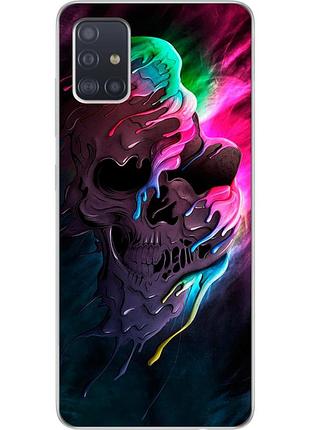 Чохол силіконовий для samsung a51 2020 galaxy a515 з картинкою череп