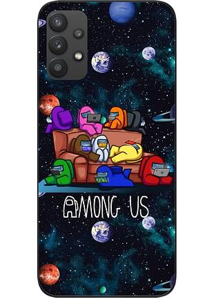 Силіконовий чохол для samsung a32 galaxy a325f з картинкою among us команда