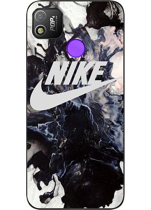 Силіконовий чохол для tecno pop 4 з картинкою nike