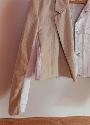 Джинсовий піджак жакет bershka 3