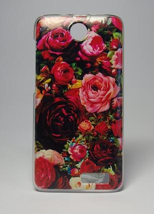 Чехол на lenovo a526 панель накладка розы