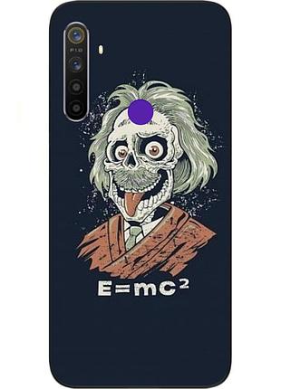 Оригінальний чохол для realme c3 з картинкою ейнштейн