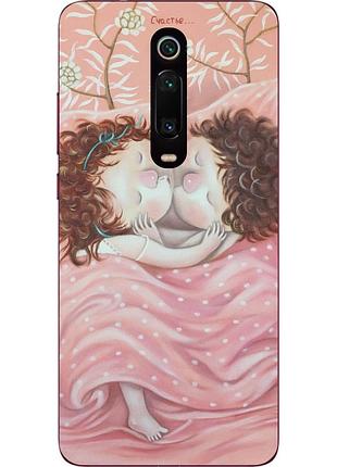 Бампер силиконовый чехол для xiaomi mi 9t / k20 / mi 9t pro / k20 pro с картинкой счастье