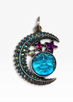 Кулон “seaview moon crystal cosmic” от kirks folly. новый, в оригинальной коробке.