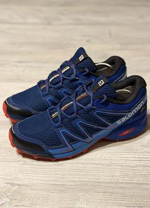 Чоловічі трекінгові-трейлові кросівки salomon speedcross vario gtx оригінал розмір 45