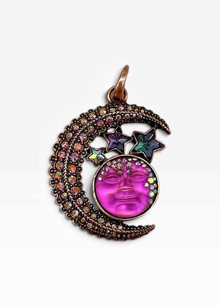 Кулон “seaview moon crystal cosmic” от kirks folly. новый, в оригинальной коробке.