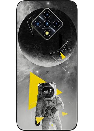 Чехол силиконовый для infinix zero 8 с картинкой астронавт