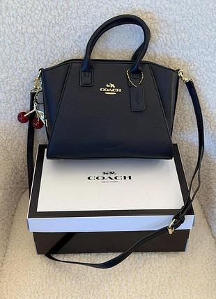 Женская сумка coach andrea carryall bag mini черный классический коуч андреа кэриот мини