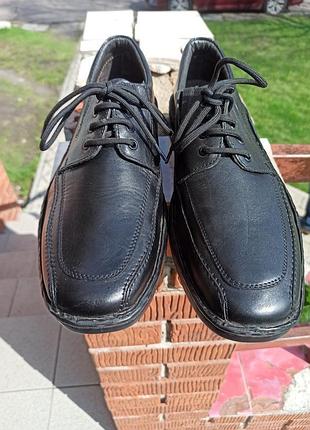 Новые кожаные туфли genuine leather 4