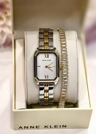 Жіночий годинник anne klein ak/3775svtt браслет в подарунок