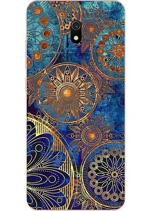 Силіконовий чохол бампер для xiaomi redmi 8a з картинкою кола вінтаж