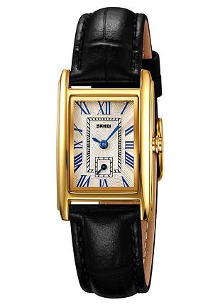 Классические женские часы skmei 2297gdbk gold-black
