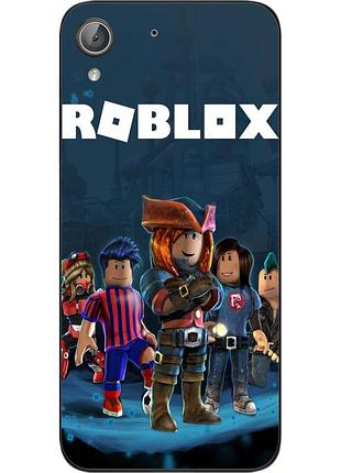 Бампер силиконовый чехол для huawei y6 ii с картинкой roblox