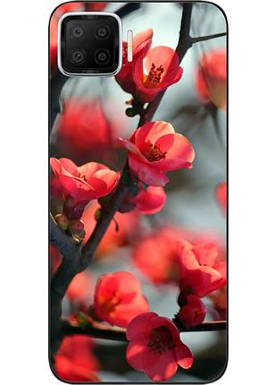Чехол силиконовый для oppo a73 с картинкой сакура