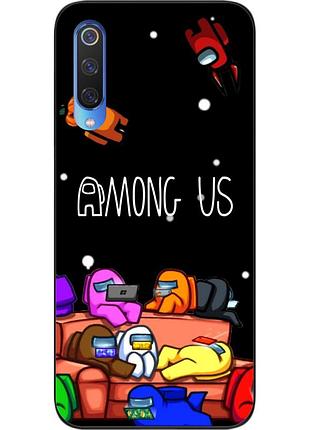 Силіконовий чохол для xiaomi mi 9 з картинкою among us