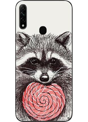 Силіконовий чохол для oppo a31 з картинкою єнот
