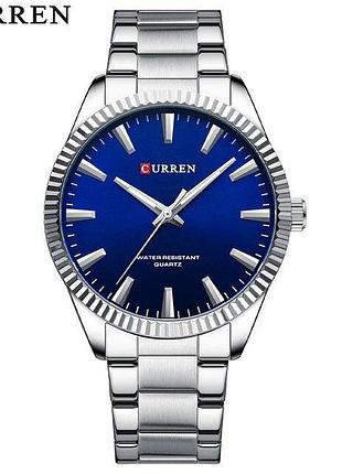 Чоловічий годинник curren 8425 silver-blue