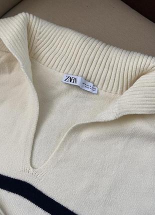 Светр з комірцем zara 2