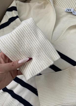 Светр з комірцем zara 4