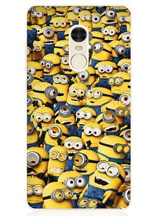 Бампер силіконовий чохол з картинкою міньйони для xiaomi redmi 5