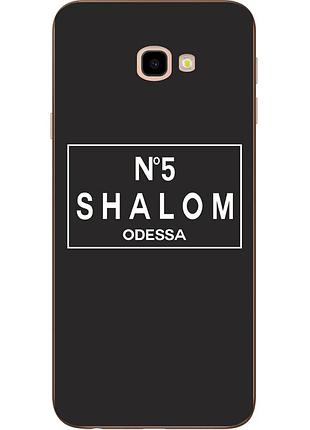 Антибрендовый силиконовый чехол для samsung galaxy j4 plus 2018 shalom №5 odessa