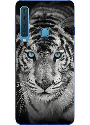 Оригінальний чохол накладка для samsung galaxy a9 2018 з картинкою білий тигр
