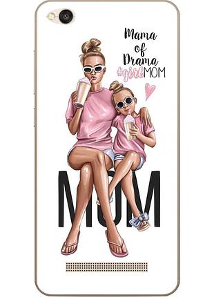 Силіконовий чохол з малюнком для xiaomi redmi 4a мама