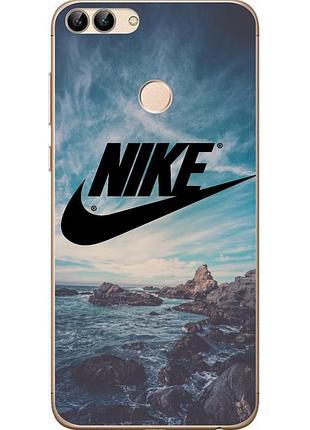 Силіконовий чохол для huawei p smart з картинкою nike