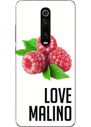 Антибрендовый силіконовий чохол для xiaomi mi 9t / k20 / mi 9t pro / k20 pro з картинкою love malino