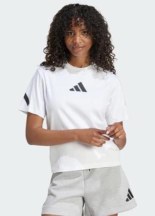 Жіноча біла футболка adidas z.n.e.