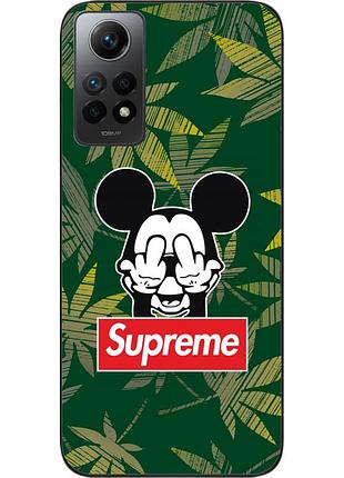 Оригинальный чехол epik для xiaomi redmi note 12 pro 4g с картинкой микки supreme