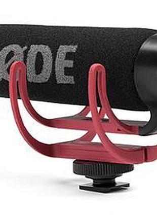 Легкий накамерный микрофон rode videomic go (оригинал) с антивибрационным креплением rycote lyre