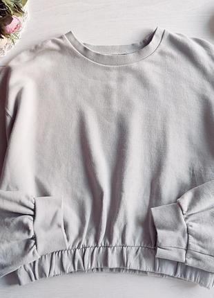 Світшот для дівчинки, колір хакі  zara (зара)  артикул 28397