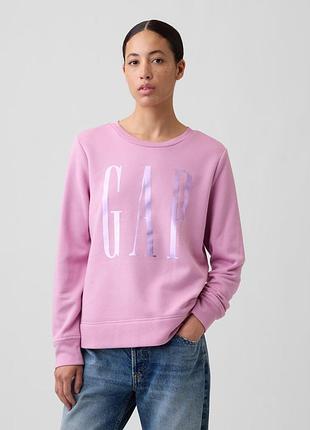 Світшот на флісі gap з логотипом