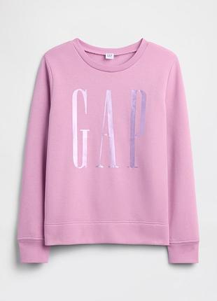Свитшот на флисе gap с логотипом 7