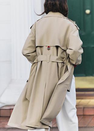 Тренч с поясом water-repellent windproof 2