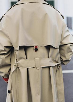 Тренч с поясом water-repellent windproof 5