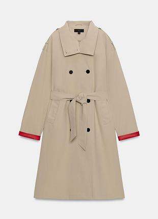 Тренч с поясом water-repellent windproof 7