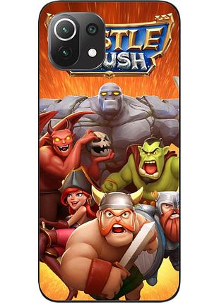 Силиконовый чехол с картинкой для xiaomi mi 11 lite игра кастл краш