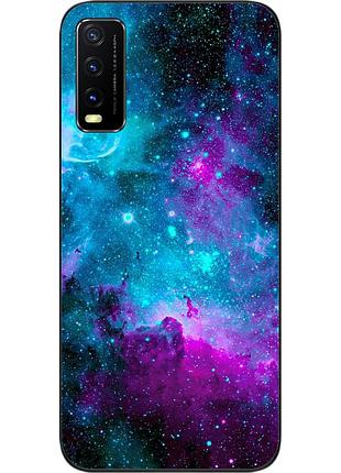 Чохол силіконовий для vivo v20 з картинкою космос
