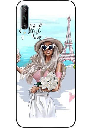 Оригинальный чехол для huawei p smart pro с картинкой селфи